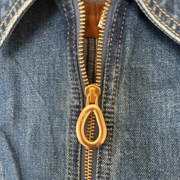 GAP x CULT GAIA Denim Barrel Mini Dress - Picture 4 of 5